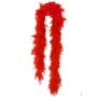 BOA DI PIUME LUSSO CM. 180 ROSSO.