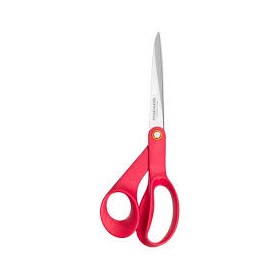 FORBICI MANICO ABS ROSSO 21CM