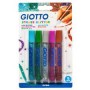 BLISTER COLLE GLITTER GIOTTO CONFETTIS X 5