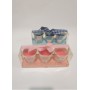SET 3 VASI IN LATTA C/CANDELE 3 FIORI - 01660009.