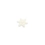 FIOCCONEVE 12.5 CM BIANCO.