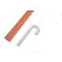 APP.BASTONE 24CM FILI BIANCO/SILVER.