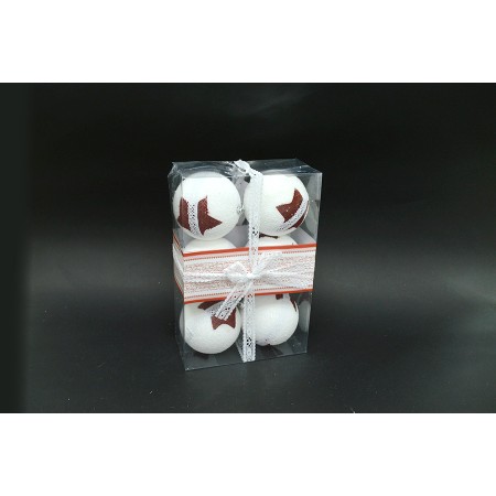 BOX 6SFERE 9CM ROSSO