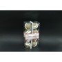 BOX 8 SFERE 7CM RICAMATE ORO.