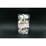 BOX 8 SFERE 7CM BOTTONE MARRONE