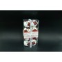 BOX 8 SFERE 7CM BOTTONE ROSSO