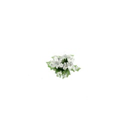 GIROCANDELA D.2.5CM DEC FIORE COLORE ARGENTO