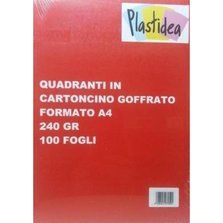 CARTONCINI GOFFRATI ROSSO