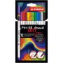 ESP. BIRO STABILO PEN 68 BRUSH X 10 ARTY