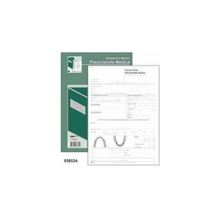 PRESCRIZIONE MEDICA A4 2 COPIE