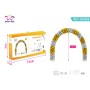 SET PALLONCINI ARCO QUADRIFOGLIO ORO ARGENTO