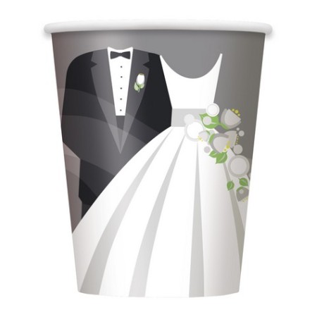 8 SILVER WEDDING 9OZ CUP QS