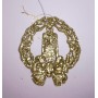 ADDOBBO CANDELA IN CORONA CM.10 ORO