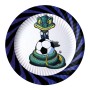 PIATTI SIBILO NEROAZZURRO