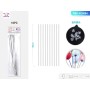 STECCHE PER PALLONCINI ARGENTO CM.40 PZ.10