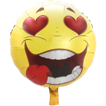 MYLAR EMOTICON 17 POLLICI.