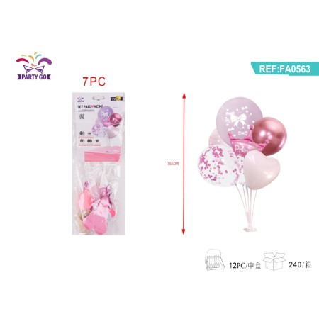 SET PALLONCINI PRENCESS CORONA METALLIZZATI