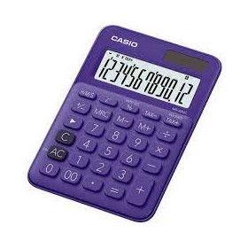CALCOLATRICE DA TAVOLO CASIO 12 CIFRE MS-20UC VIOLA