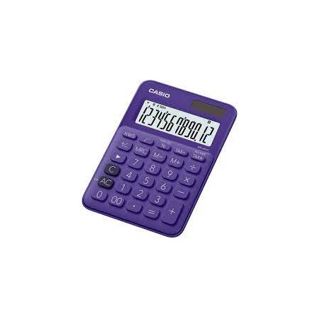CALCOLATRICE DA TAVOLO CASIO 12 CIFRE MS-20UC VIOLA