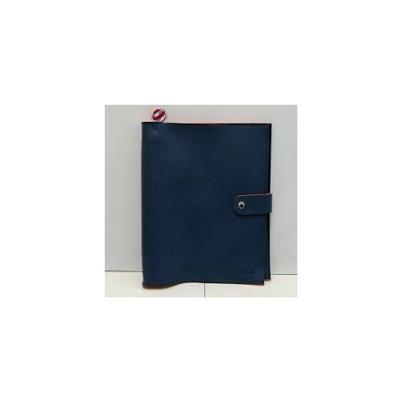 PORTABLOCCO SIMILPELLE C\ANELLI BLU LEBEZ
