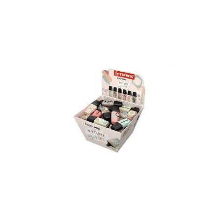 ESP. EVIDENZIATORI STABILO BOSS MINI NATURE PZ.50