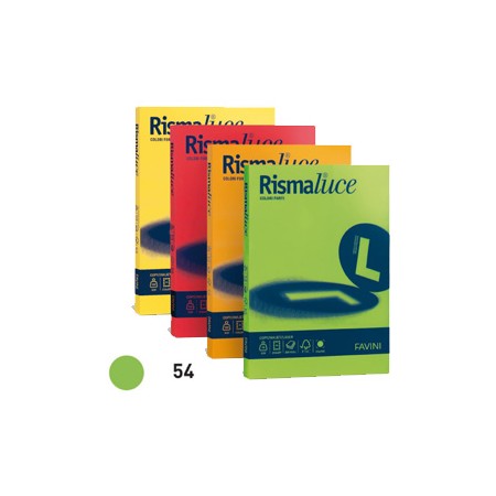 CARTONCINO A4  RISMALUCE 200GR. PISTACCHIO 125