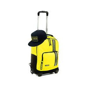 ZAINI TROLLEY MITAMA LIME FLUO CON CAPPELLINO OMAGGIO