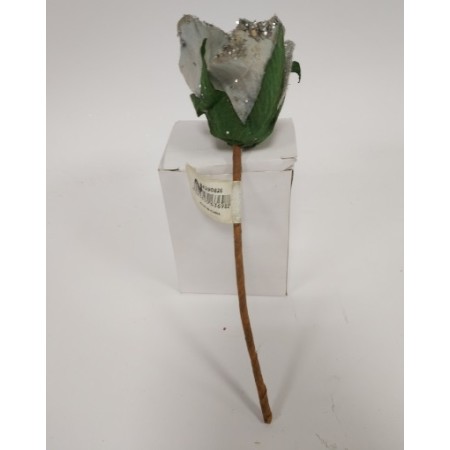 FIORI GAMBO CORTO BIANCO