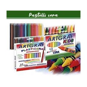 PASTELLI CERA KIDS X 12 ARTGRAF