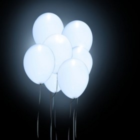 PALLONCINI LUMINOSI C/LED BIANCHI.