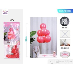 SET PALLONCINI ROSSI 80 CM. PZ.7
