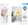 SET PALLONCINI GIALLI 80 CM. PZ.7