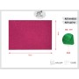 GOMMA EVA 40X60 GLITTER BORDEAUX