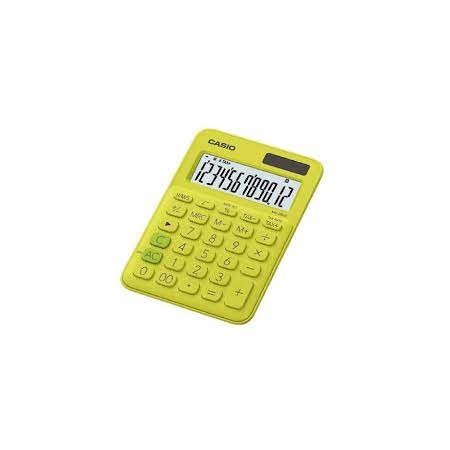 CALCOLATRICE IN BLISTER CASIO 12 CIFRE DA BANCO VERDE