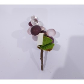 FIORE CON FRUTTI VIOLA.