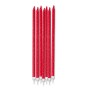 CANDELINE GLITTER 15CM ROSSE