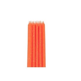 CANDELINE GLITTER 15CM ARANCIO
