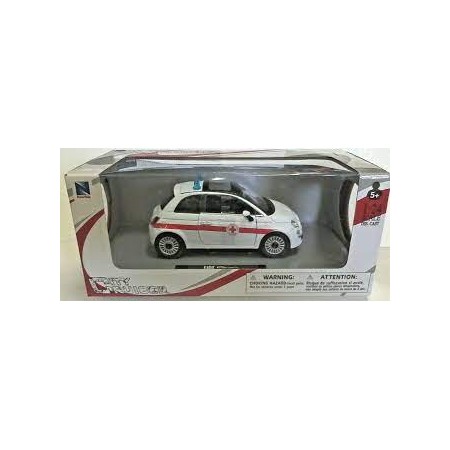 FIAT 500 CROCE ROSSA 1:24