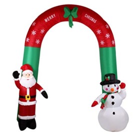 ARCHI GONF. C/BABBO NATALE 270CM C/LUCI - EL 71609.