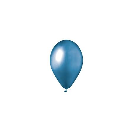 50 PALLONCINI 5 POLLICI GLOSSY CELESTE