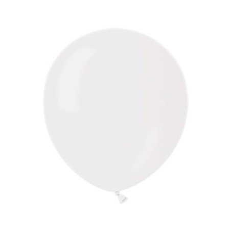 100 PALLONCINI 5 POLLICI (13CM) TRASPARENTI