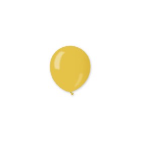100 PALLONCINI 5 POLLICI METAL (13CM) GIALLI