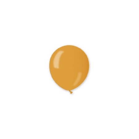 100 PALLONCINI 5 POLLICI METAL (13CM) ORO