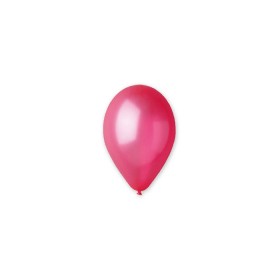 100 PALLONCINI 12 POLLICI METAL (30CM) FUXIA