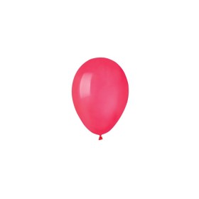 100 PALLONCINI 5 POLLICI METAL (13CM) ROSSO