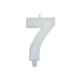 CANDELE SWEETY BIANCO GLITTER N.7