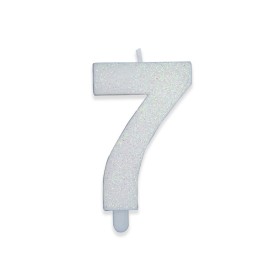 CANDELE SWEETY BIANCO GLITTER N.7