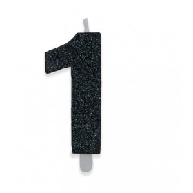 CANDELE SWEETY NERO GLITTER N.1
