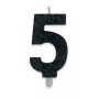 CANDELE SWEETY NERO GLITTER N.5
