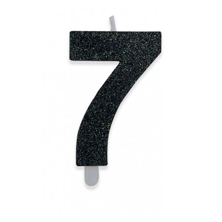 CANDELE SWEETY NERO GLITTER N.7